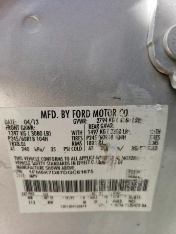 Photo 10 from auction – 2013 FORD EXPLORER X with VIN 1FM5K7D87DGC61675