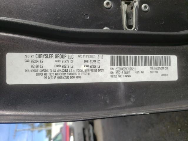 Photo 10 from auction – 2014 DODGE CHARGER SE with VIN 2C3CDXBG9EH108211