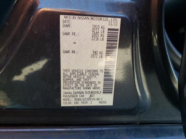 Photo 10 from auction – 2013 NISSAN ALTIMA 2.5 with VIN 1N4AL3AP6DN508092
