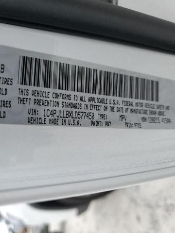 Photo 10 from auction – 2020 JEEP CHEROKEE L with VIN 1C4PJLLBXLD577450