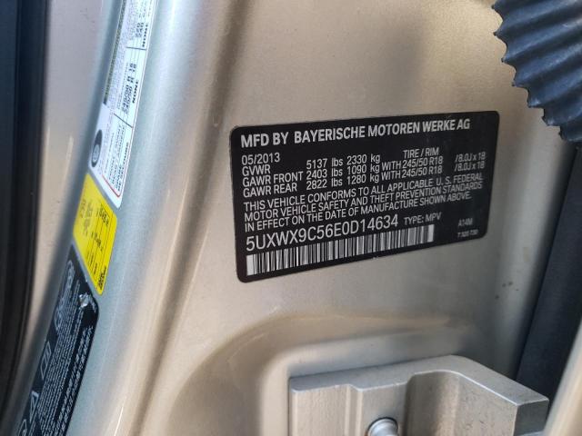 Photo 10 from auction – 2014 BMW X3 XDRIVE2 with VIN 5UXWX9C56E0D14634