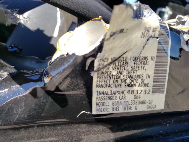 Photo 10 from auction – 2017 NISSAN ALTIMA 2.5 with VIN 1N4AL3APXHC483232