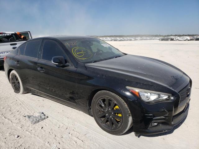 INFINITI Q50 BASE 2014 with VIN JN1BV7APXEM690342 - Photo from auction