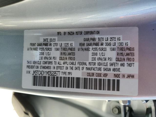 Photo 10 from auction – 2021 MAZDA CX-9 GRAND with VIN JM3TCADY1M0522577