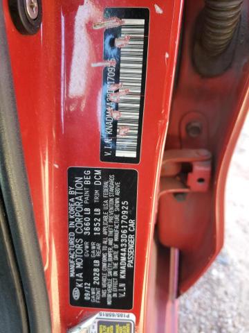 Photo 10 from auction – 2013 KIA RIO LX with VIN KNADM4A33D6170925