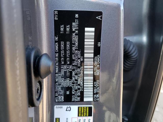 Photo 10 from auction – 2020 LEXUS RX 450H with VIN 2T2JGMDA5LC049176