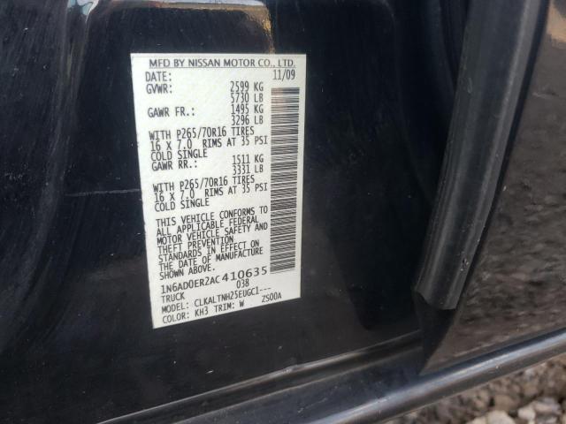 Photo 10 from auction – 2010 NISSAN FRONTIER C with VIN 1N6AD0ER2AC410635