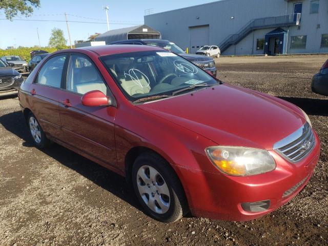 KIA SPECTRA EX 2009 with VIN KNAFE221295649700 - Photo from auction