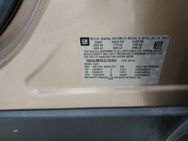 Photo 10 from auction – 2018 GMC TERRAIN SL with VIN 3GKALMEVXJL152450