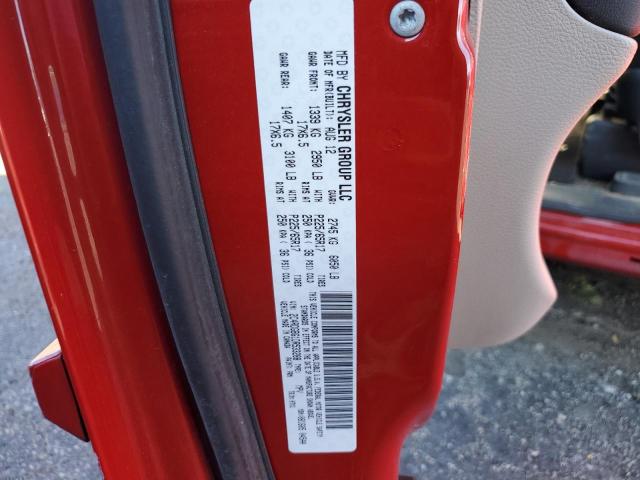Photo 10 from auction – 2013 DODGE GRAND CARA with VIN 2C4RDGBG1DR533288