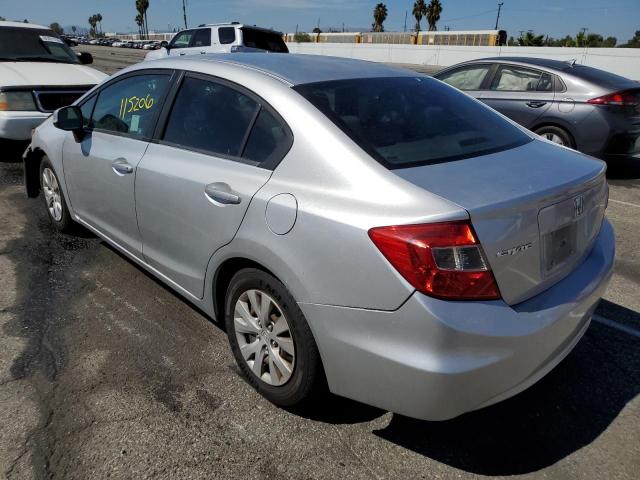 Photo 3 from auction – 2012 HONDA CIVIC LX with VIN 19XFB2F58CE306927