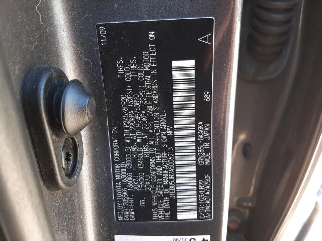 Photo 10 from auction – 2010 TOYOTA 4RUNNER SR with VIN JTEBU5JR2A5006213