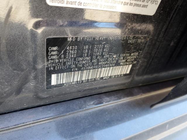 Photo 10 from auction – 2012 SUBARU LEGACY 3.6 with VIN 4S3BMDA63C2006908