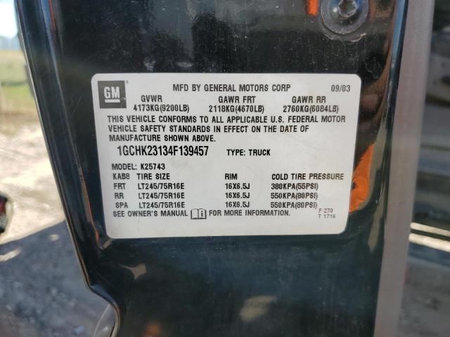 Photo 10 from auction – 2004 CHEVROLET SILVERADO with VIN 1GCHK23134F139457