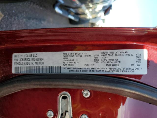 Photo 10 from auction – 2021 RAM 2500 TRADE with VIN 3C6UR5CL1MG630984