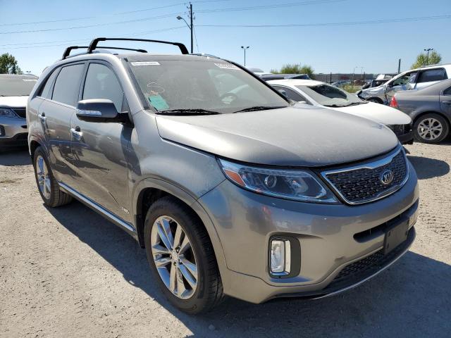 KIA SORENTO SX 2015 with VIN 5XYKWDA76FG624849 - Photo from auction