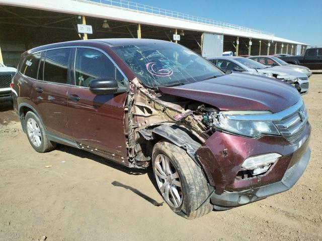 Photo 1 from auction – 2016 HONDA PILOT LX with VIN 5FNYF5H10GB019476
