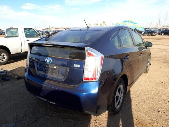 Photo 4 from auction – 2013 TOYOTA PRIUS with VIN JTDKN3DU5D1733704