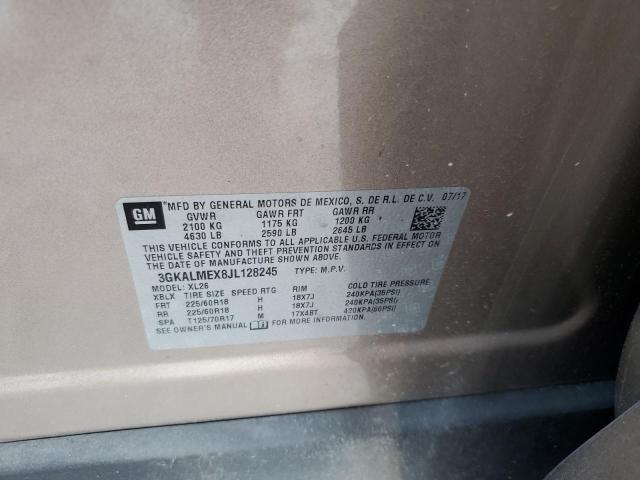 Photo 10 from auction – 2018 GMC TERRAIN SL with VIN 3GKALMEX8JL128245