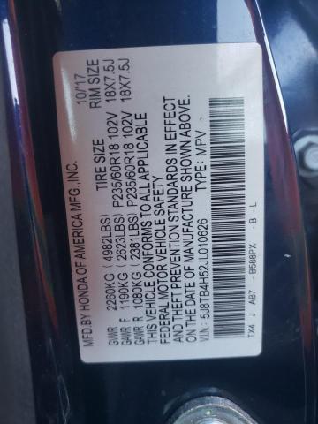 Photo 10 from auction – 2018 ACURA RDX TECHNO with VIN 5J8TB4H52JL010626