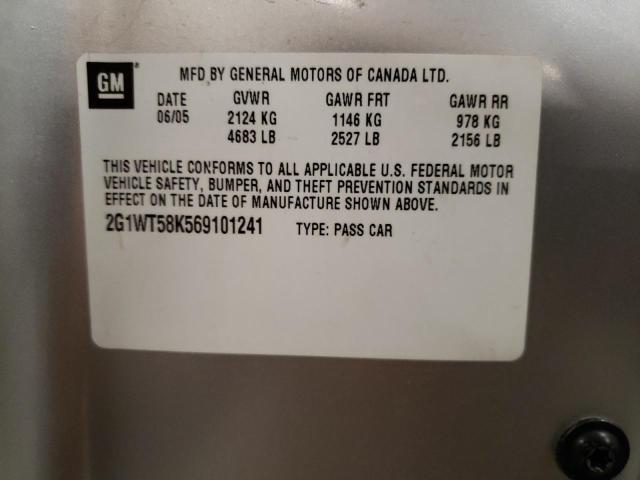 Photo 10 from auction – 2006 CHEVROLET IMPALA LT with VIN 2G1WT58K569101241