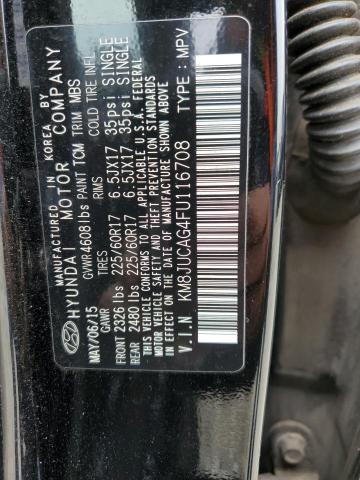 Photo 10 from auction – 2015 HYUNDAI TUCSON LIM with VIN KM8JUCAG4FU116708