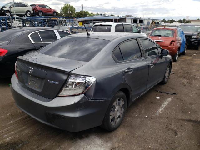 Photo 4 from auction – 2012 HONDA CIVIC HYBR with VIN JHMFB4F35CS007434
