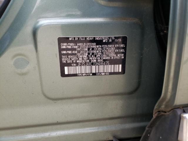 Photo 10 from auction – 2016 SUBARU FORESTER 2 with VIN JF2SJAXC7GH486475