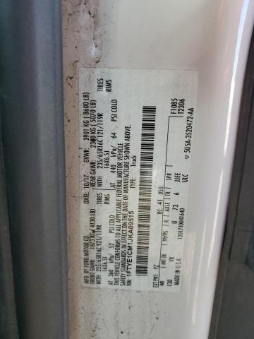 Photo 10 from auction – 2018 FORD TRANSIT T- with VIN 1FTYE1CM1JKA09515