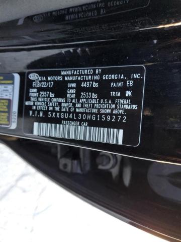 Photo 10 from auction – 2017 KIA OPTIMA EX with VIN 5XXGU4L30HG159272
