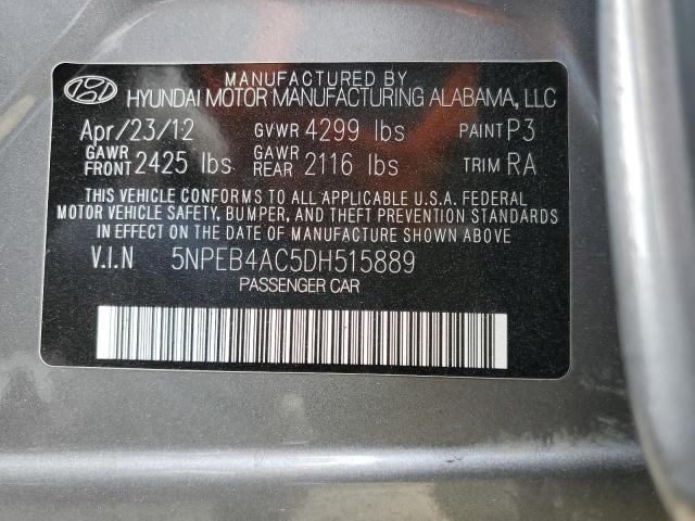 Photo 10 from auction – 2013 HYUNDAI SONATA GLS with VIN 5NPEB4AC5DH515889