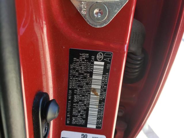 Photo 10 from auction – 2018 TOYOTA COROLLA L with VIN 2T1BURHE3JC063456