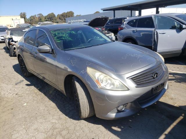 INFINITI G25 BASE 2011 with VIN JN1DV6AP4BM603386 - Photo from auction
