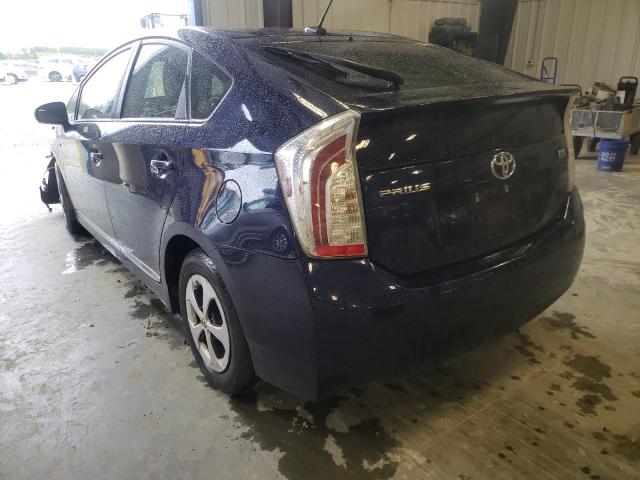Photo 3 from auction – 2013 TOYOTA PRIUS with VIN JTDKN3DU2D0342158