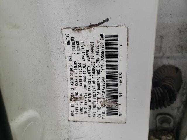 Photo 10 from auction – 2015 HONDA ACCORD EX with VIN 1HGCR2F73FA226248