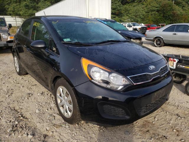 KIA RIO EX 2014 with VIN KNADN5A38E6401189 - Photo from auction
