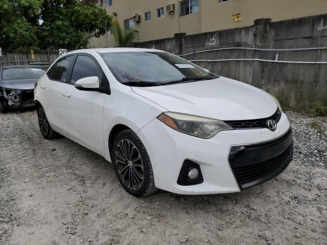 TOYOTA COROLLA L 2015 with VIN 2T1BURHE2FC376375 - Photo from auction