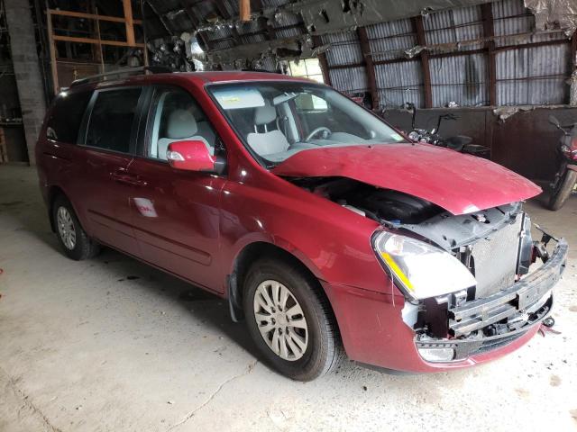 KIA SEDONA LX 2014 with VIN KNDMG4C76E6579660 - Photo from auction