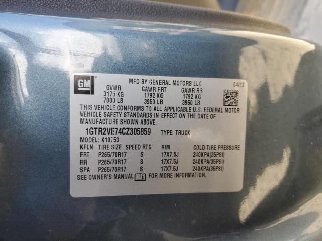 Photo 10 from auction – 2012 GMC SIERRA K15 with VIN 1GTR2VE74CZ305859