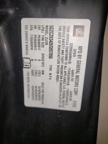 Photo 10 from auction – 2006 SATURN VUE with VIN 5GZCZ63426S857050