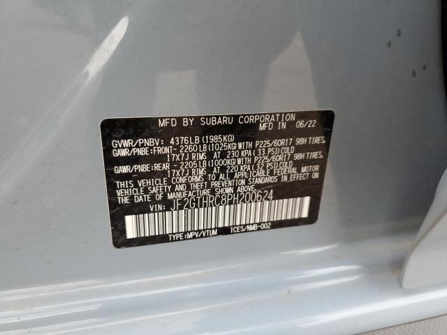 Photo 10 from auction – 2023 SUBARU CROSSTREK with VIN JF2GTHRC8PH200624