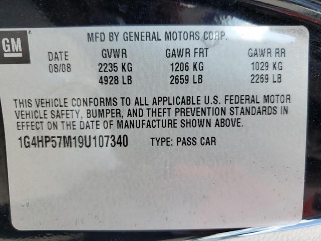 Photo 10 from auction – 2009 BUICK LUCERNE CX with VIN 1G4HP57M19U107340