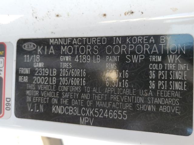 Photo 10 from auction – 2019 KIA NIRO FE with VIN KNDCB3LCXK5246655