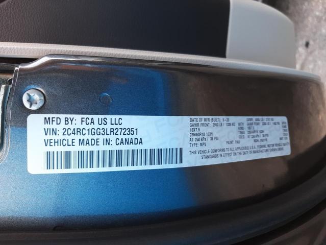 Photo 10 from auction – 2020 CHRYSLER PACIFICA L with VIN 2C4RC1GG3LR272351