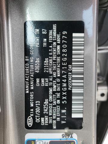 Photo 10 from auction – 2014 KIA OPTIMA LX with VIN 5XXGM4A71EG280779