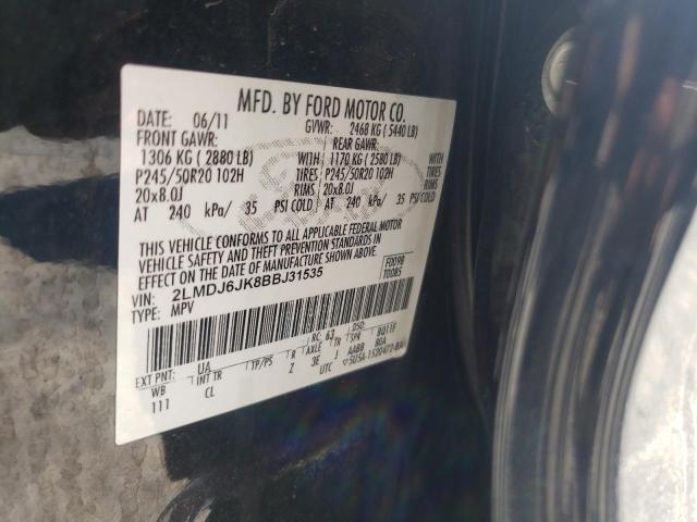 Photo 10 from auction – 2011 LINCOLN MKX with VIN 2LMDJ6JK8BBJ31535