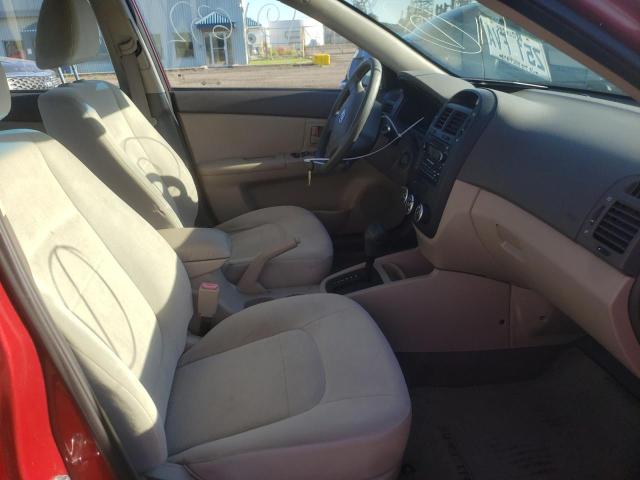 Photo 5 from auction – 2009 KIA SPECTRA EX with VIN KNAFE221295649700
