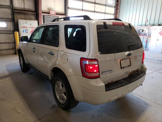 Photo 3 from auction – 2010 FORD ESCAPE XLT with VIN 1FMCU9D73AKD32836