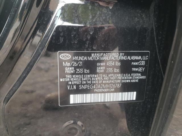 Photo 10 from auction – 2021 HYUNDAI SONATA SE with VIN 5NPEG4JA2MH126787