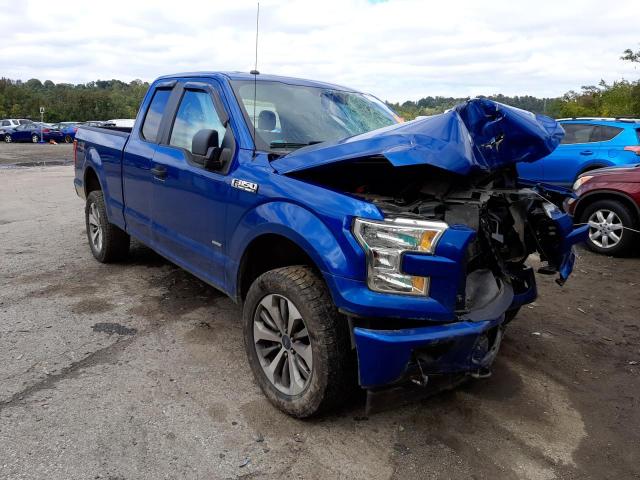 FORD F150 SUPER 2017 with VIN 1FTEX1EP2HFA08655 - Photo from auction